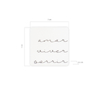 Super Imã De Lembretes Amar Viver Sorrir