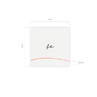 Super Imã De Lembretes Fe Branco