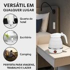 Super Jarra Chaleira Elétrica De Silicone Dobrável 600ml Port