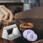 Super Kit Chapeira Aço Inox C/ Abafador + Modelador + Prensa