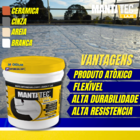 Super Manta Líquida 12kg Impermeável Cinza Concreto Laje