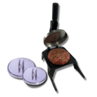 Super Modelador De Hamburguer Em Alumínio Com 2 Discos Inox