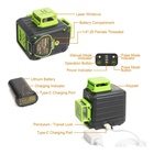 Super Nível Laser 12 Linhas 3d Profissional Similar Dewalt