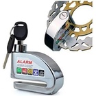 Super Trava Roda 2 Chaves Antiroubo Alarme Motocicleta Bicicl