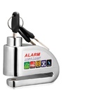 Super Trava Roda 2 Chaves Antiroubo Alarme Motocicleta Bicicl