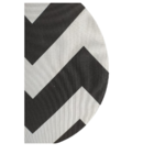 Supla Sousplat 35cm Com 6 Estampa Branco Listrada + Base Mdf