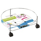 Suporta Com Rodas Porta Botijão De Gás E Vaso - Cód 09371