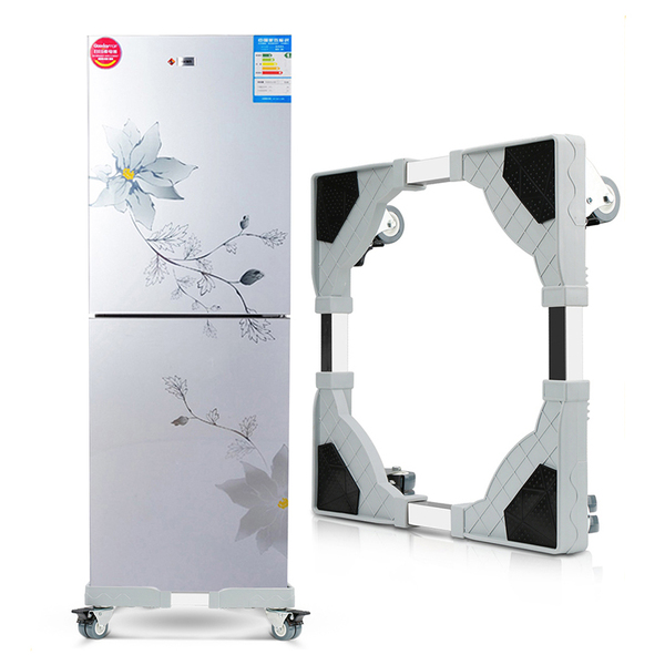 Suporte,carrinho P/ Geladeira,máquina De Lavar,c/4 Rodas,PVC