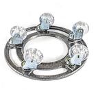 Suporte 35cm P/vaso C/ Rodas De Gel Anti Risco Suporta 300kg