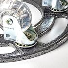 Suporte 40cm P/vaso C/ Rodas De Gel Anti Risco Suporta 300kg