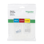Suporte 4X4 Para 6 Modulos Branco Lunare e Decor Schneider