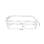 Suporte + Prateleira Ideal Para Monitor Em Mdf - Branco