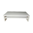 Suporte + Prateleira Ideal Para Monitor Em Mdf - Branco