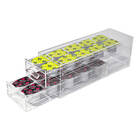 Suporte Acrílico Porta Cápsulas Bblend 2 Gavetas Para 20 Cáps