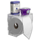 SUPORTE ACRÍLICO PORTA PAPEL HIGIÊNICO DE PAREDE TRANSPARENTE