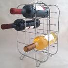 Suporte Adega Porta 12 Garrafas Vinho Chão Bancada Cromada