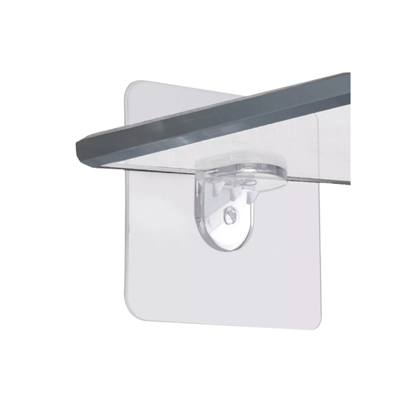 Suporte Adesivo Transparente Resistente Prateleira P9599