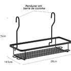 Suporte Aéreo Simples Porta Condimentos De Cozinha Schmitt Pr