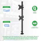 Suporte Ajustável Para 2 Monitores Com Morsa De 10