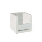 Suporte Álcool Em Gel Branco Em Mdf