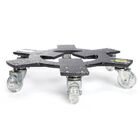 Suporte Alum. Invisível 35cm C/06 Rodas Até 240kg Tech Plant