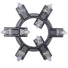 Suporte Alum. Invisível 50cm C/09 Rodas Até 360kg Tech Plant