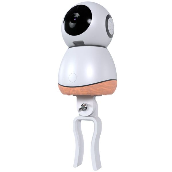 Suporte Angulável Tipo Presilha De Berço Compatível Com Câmer