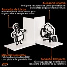 Suporte Aparador De Livros Chef De Cozinha Bibliocanto Em Mdf