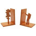 Suporte Aparador De Livros Organizador Bibliocanto Mochileiro