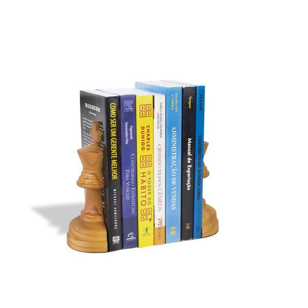 Suporte Aparador Livros Em Madeira Torre Xadrez Multiuso Port