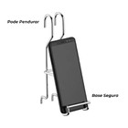 Suporte Apoio De Celular Aço Inox Base De Smartphone Casa