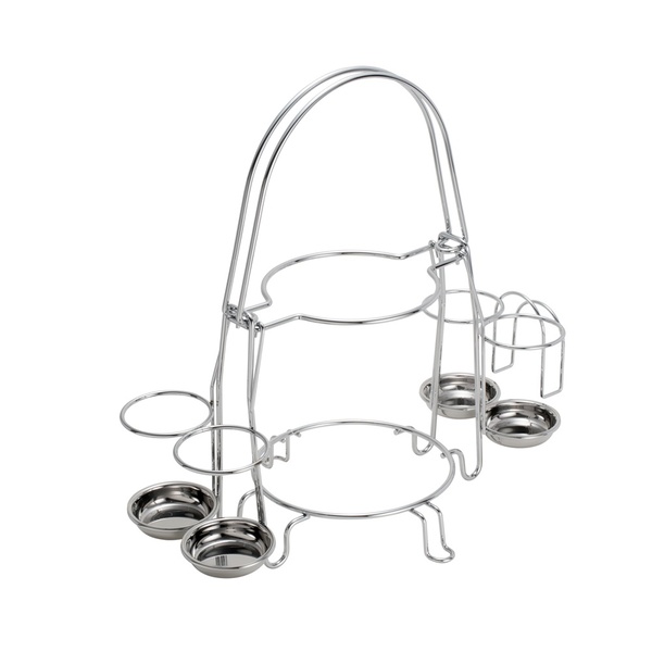 Suporte Aramado Para Pratos E Talhereres Cromado 52x30,5x45,5