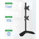 Suporte Articulado P/ 2 Monitores De Mesa 10 Até 32 Base