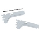 Suporte Bandeja Fit Slg 0,30 Branco Ch16 Kit 5 Pares