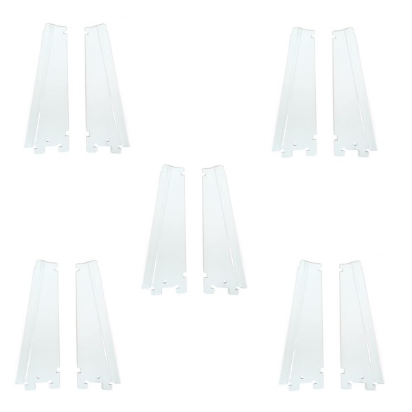 Suporte Bandeja Slg Lx 0,25 Branco Ch16 Kit 5 Pares