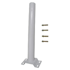 Suporte Barra Luminaria Solar 3 Unidades Parede Rua Poste Aço