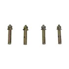 Suporte Barra Poste Luminaria Solar Parede 3 Unidades Rua Jar