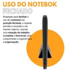 Suporte Base Apoio Compatível Com Notebook Fechado Mesa Monit