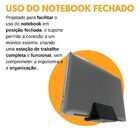 Suporte Base Compatível Com Notebook Fechado Mesa Monitor Ext