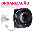 Suporte Base Elevação De Mesa Com Organizador De Cabos Compat