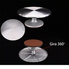 Suporte Base Giratória Profissional 360º Para Bolo Boleira To