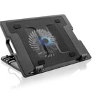 Suporte Base Notebook Ate 17" Com Cooler E Led Kp-9013 Preto