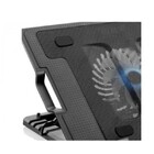 Suporte Base Notebook Ate 17" Com Cooler E Led Kp-9013 Preto