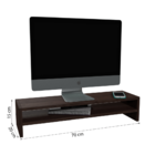 Suporte Base Para Monitor Elevado Home Office Organização Dec