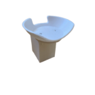 Suporte Base Parede Tomada Alexa Amazon Echo Dot 4 E 5 Preto