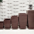 Suporte Base Quadrado 25x25 Cm De Aluminio Com Rodas De Silic