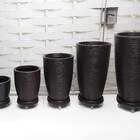 Suporte Base Redondo 30 Cm De Aluminio Com Rodas De Silicone