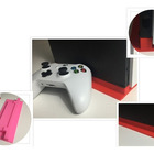Suporte Base Vertical Para Xbox One S - Mesa Bancada Vermelho