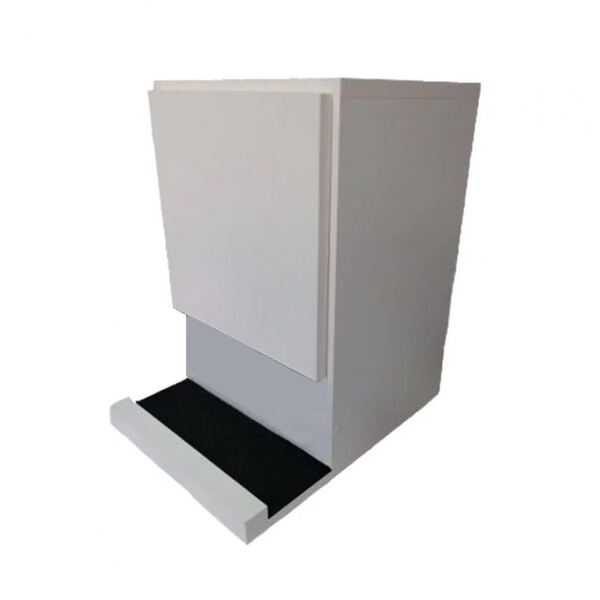 Suporte Baú Para Bike Branco Em Mdf [f031]