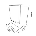 Suporte Baú Para Bike Natural Em Mdf [f031]